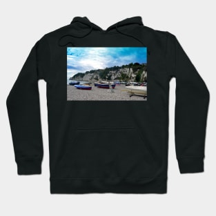 Beer beach Jurassic Coast Devon England Hoodie